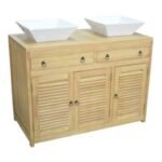 MD9346 Bathroom Sink Cabinet with 3 Doors & Smart Plumbing Drawers