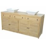 MD9346-2 Grand Solid Wood Bathroom Sink Counter