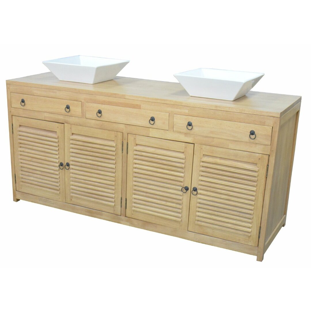 MD9346-2 Grand Solid Wood Bathroom Sink Counter