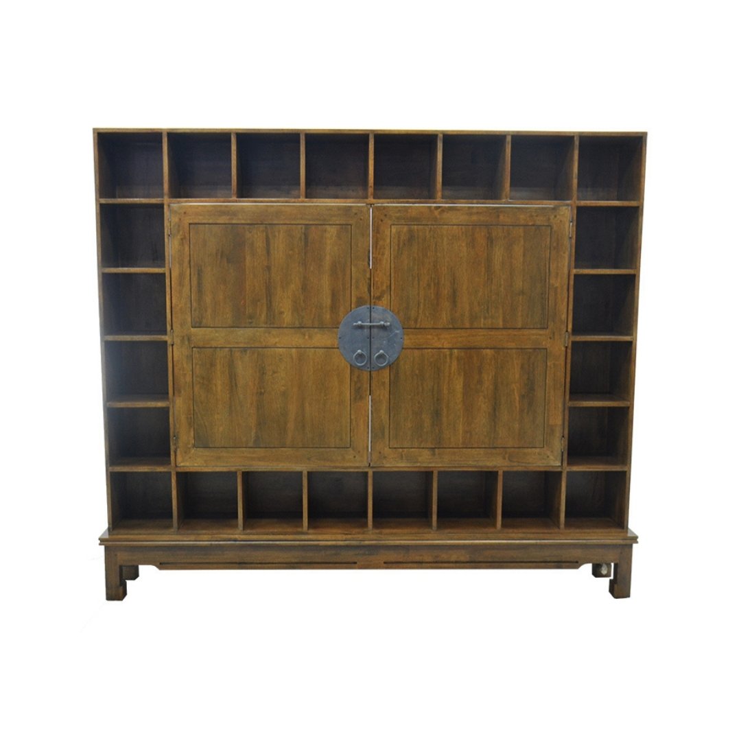 MD9352 Grand Solid Wood TV & Media Cabinet (202cm) | Fits 48"-65" TVs