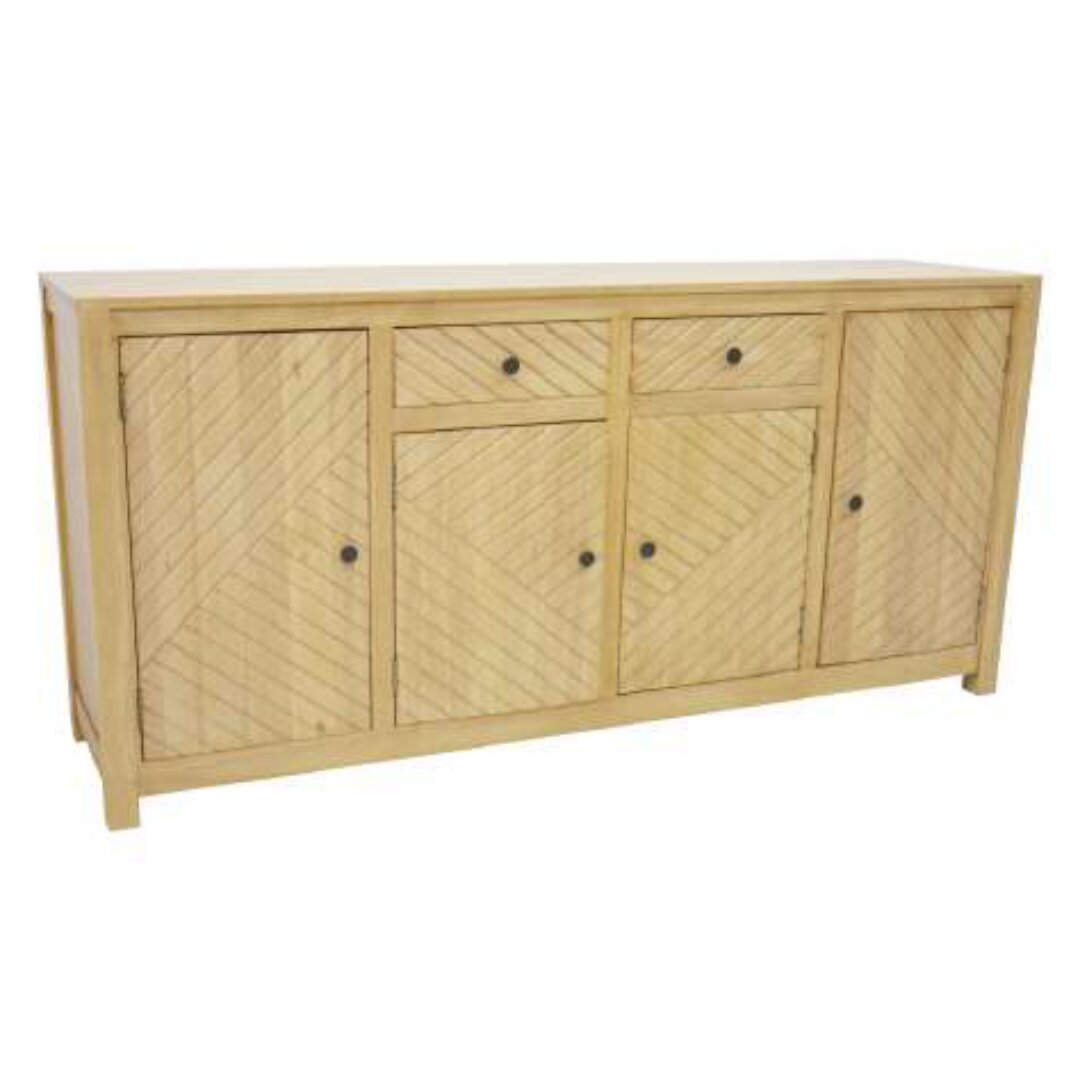 MD9604 Premium Solid Wood Sideboard | 4 Doors & 2 Drawers