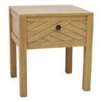 MD9606 Solid Wood Bedside Table with 1 Drawer
