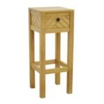 MD9614 Ultra-Compact Solid Wood Console Table | 1 Drawer | Slim 30cm Design
