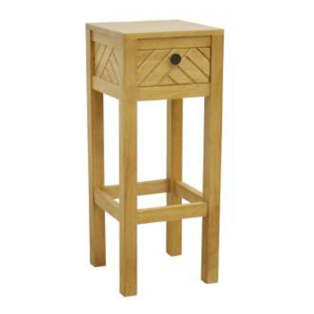 MD9614 Ultra-Compact Solid Wood Console Table | 1 Drawer | Slim 30cm Design