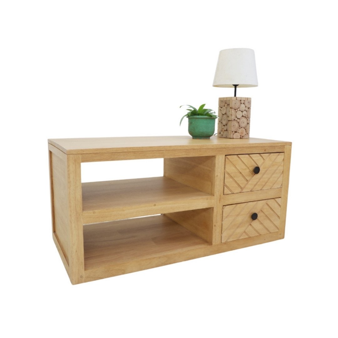 MD9622 Premium Solid Wood Compact TV Stand | Perfect for Bedrooms
