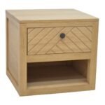 MD9625 Premium Solid Wood Compact TV Stand 1 Drawer