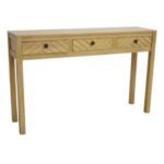 MD9626-3 Solid Wood Console Table with 3 Drawers