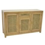 MD9703 Solid Wood Sideboard with 3 Doors & 1 Drawer
