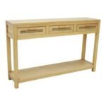 MD9713-1 Solid Wood Console Table with 3 Drawers