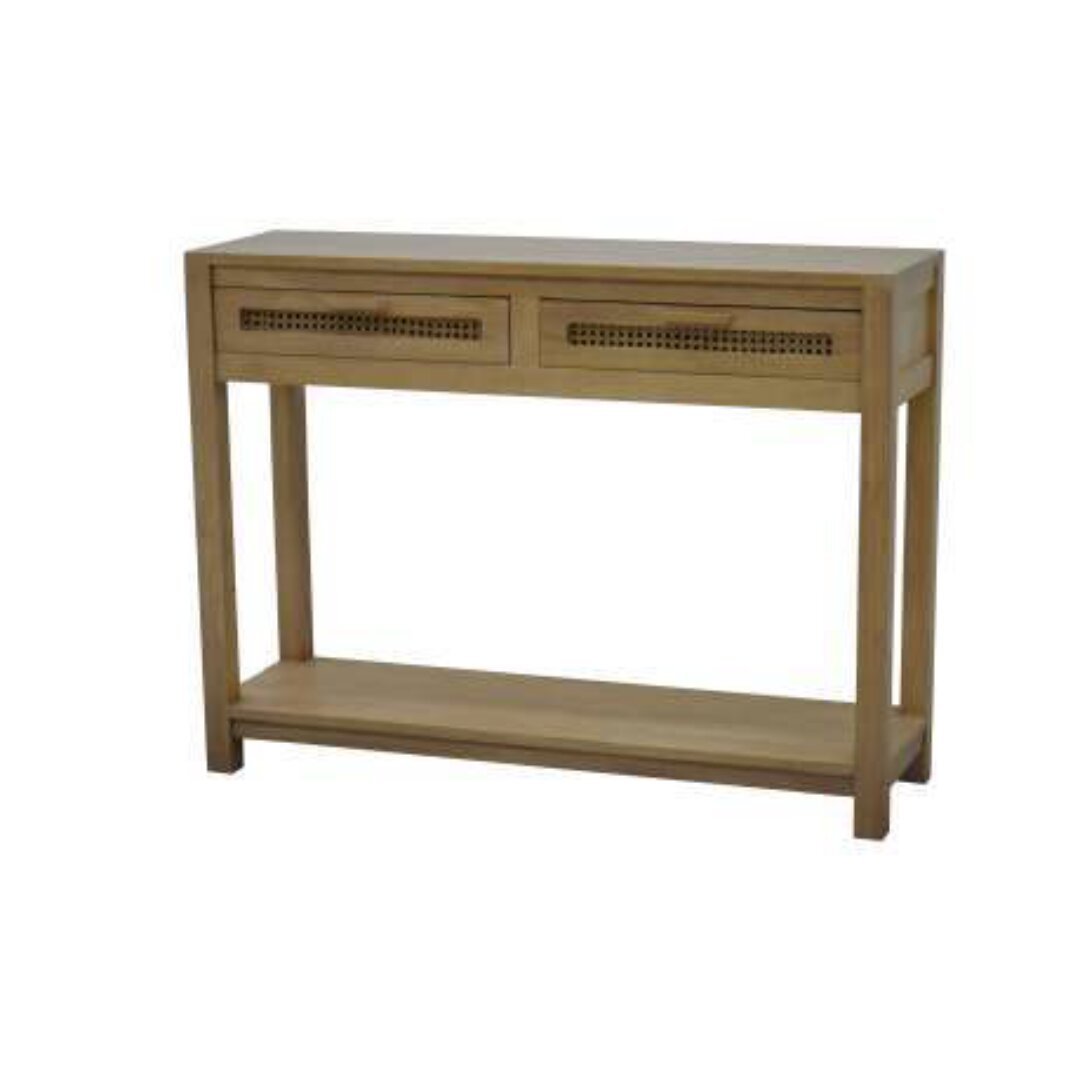 MD9713 Solid Wood Console Table with 2 Drawers