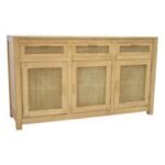 MD9717 Solid Wood Sideboard with 3 Doors & 3 Drawers
