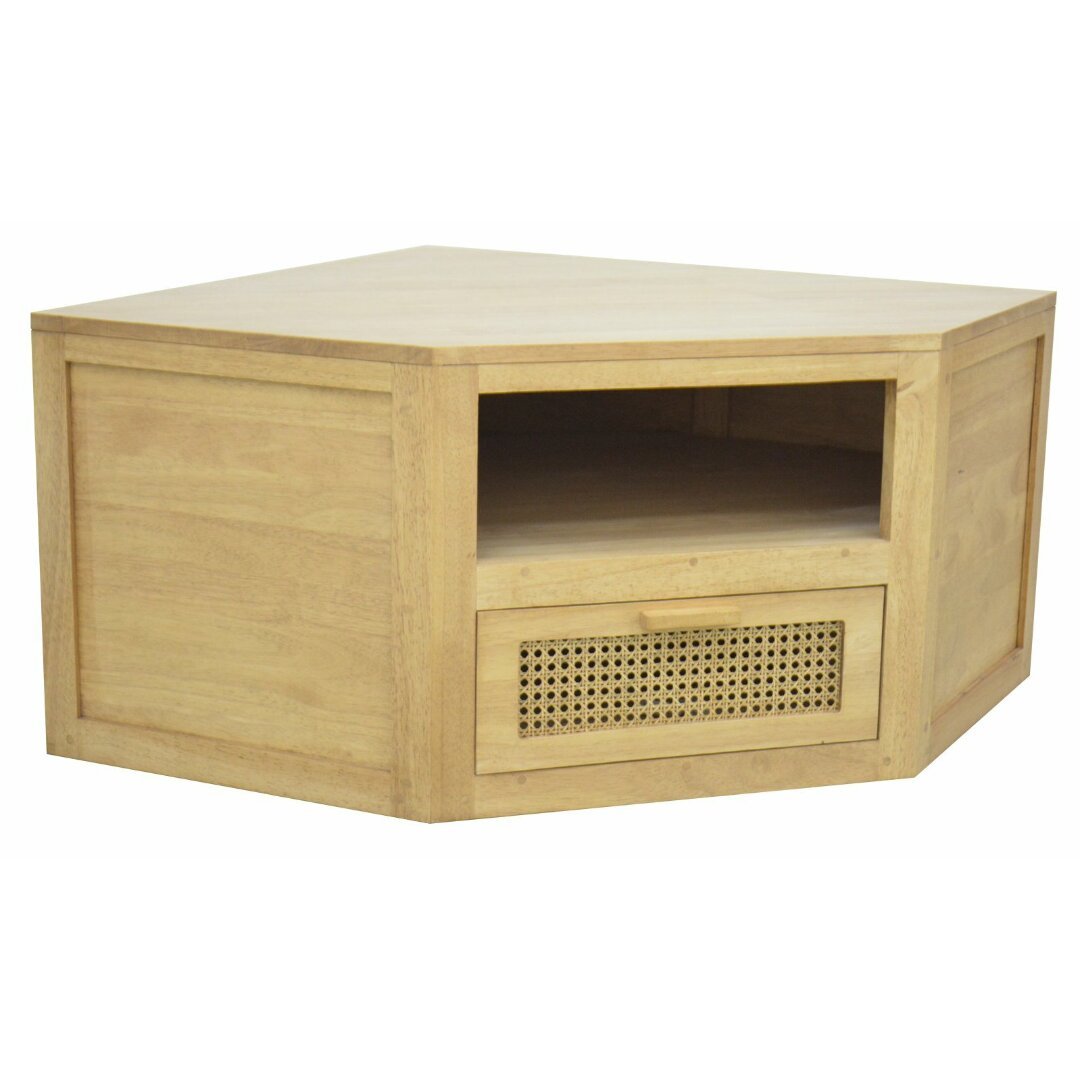 MD9721 Corner TV Cabinet Real Wood 1 Drawer