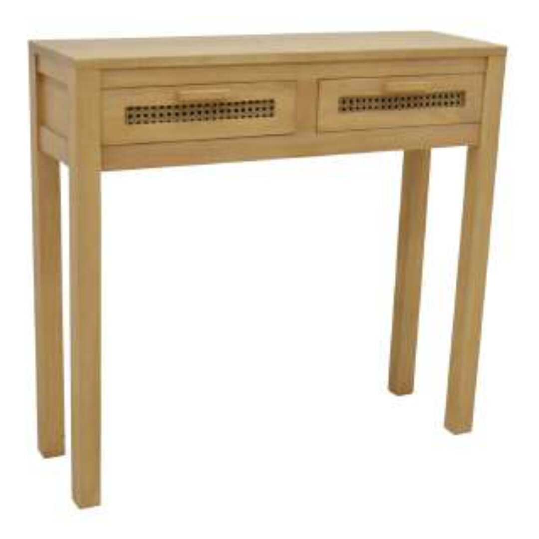 MD9726-1 Solid Wood Console Table with 2 Drawers
