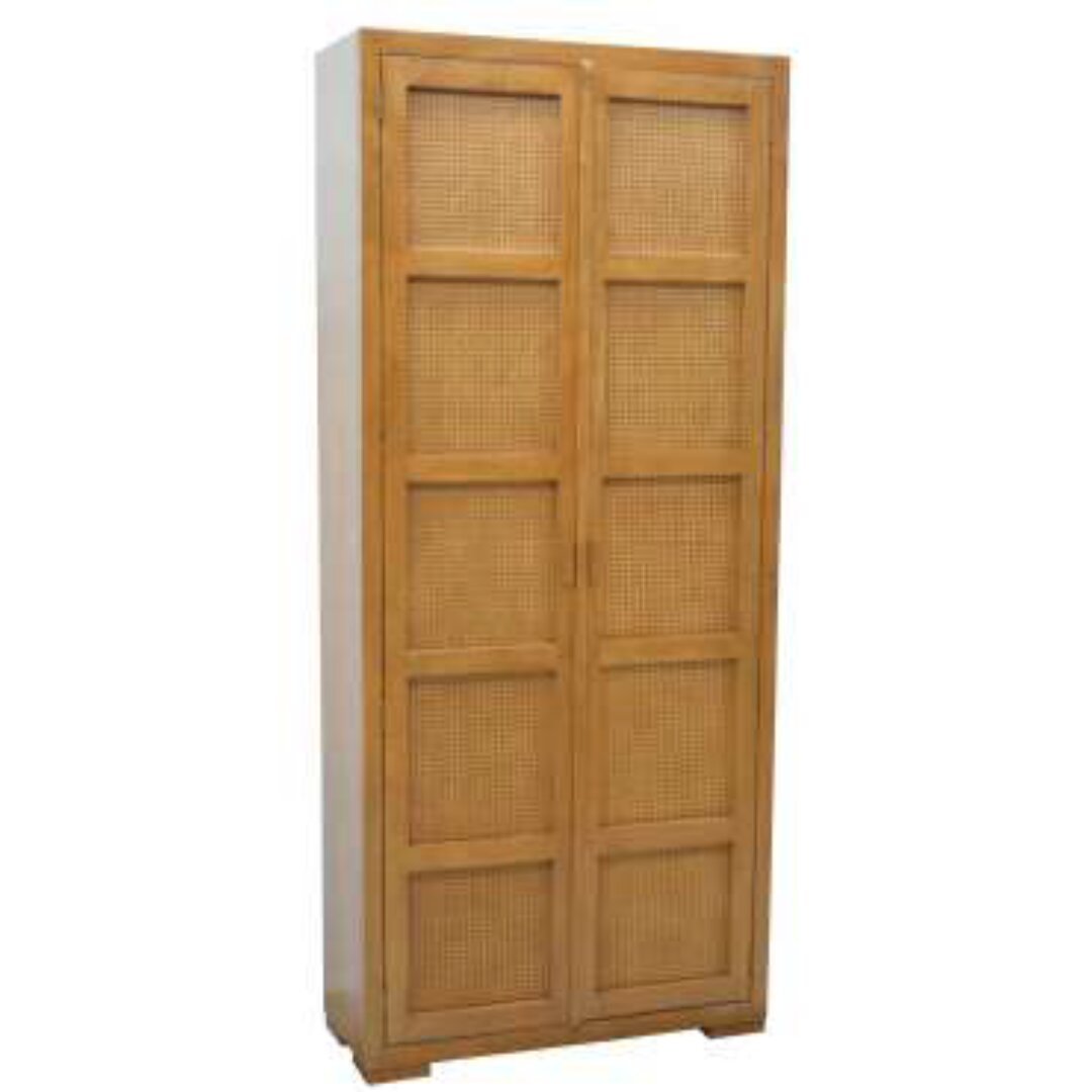 MD9728-F Solid Wood Tall Cabinet with 2 Doors