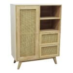 MD9750KD Solid Wood Storage Cabinet with 1 Door & 2 Drawers