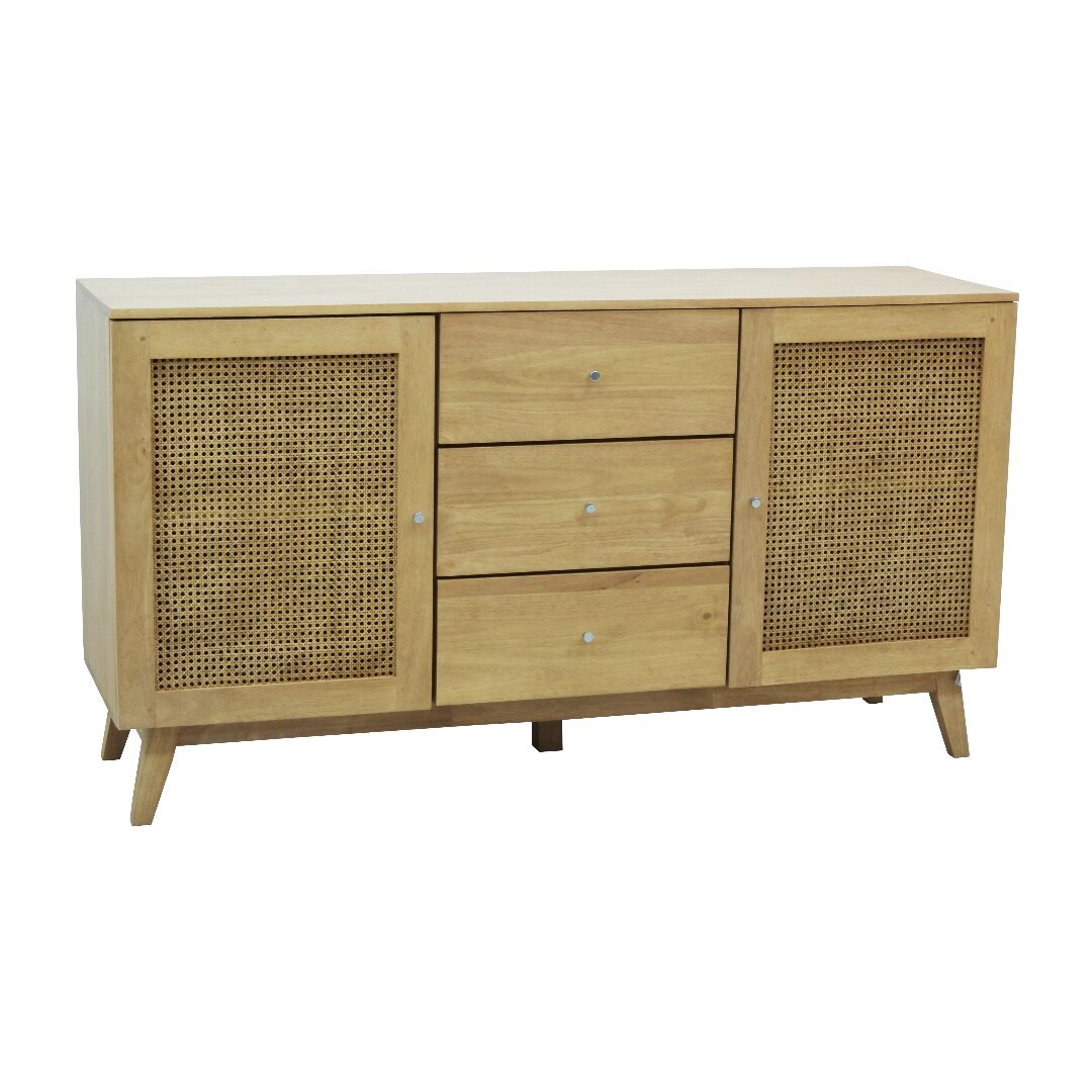 MD9751KD Solid Wood Sideboard with 2 Doors & 3 Drawers