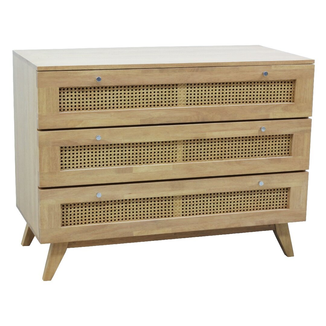 MD9759KD Solid Wood Chest of 3 Drawers