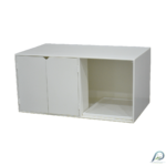 MDS3812 Cat Litter Enclosure, Solid Wood Cat Toilet with Hidden Litter Box.