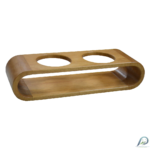 MDS3813 Cat Bowl Stand – Genuine Wood Cat Food Bowl Stand